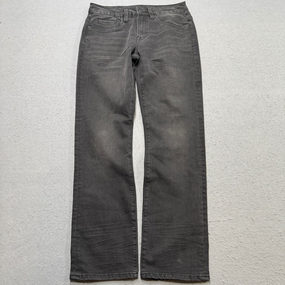 Buffalo David Bitton Jeans Men's 30x32 Gray Driven Relaxed Straight Leg Denim